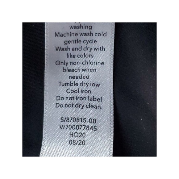 Athleta Women's Stellar Tight Pants Size Med Black Zip Pockets Travel Work - Picture 9 of 11